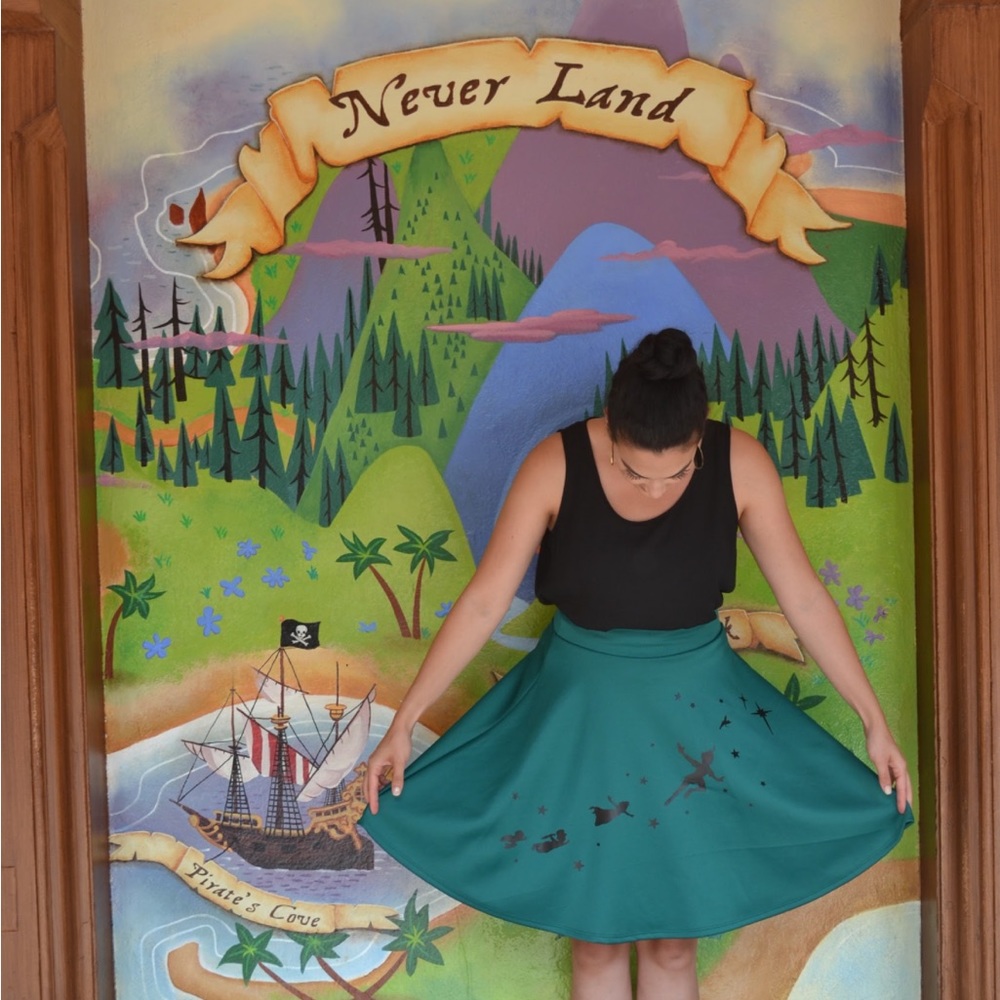 Peter Pan Neverland skirt